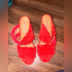 Free People Red Women's Heels